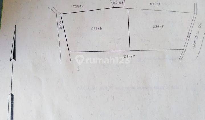 tanah premium lokasi sanur kauh jl batur sari sanur 3