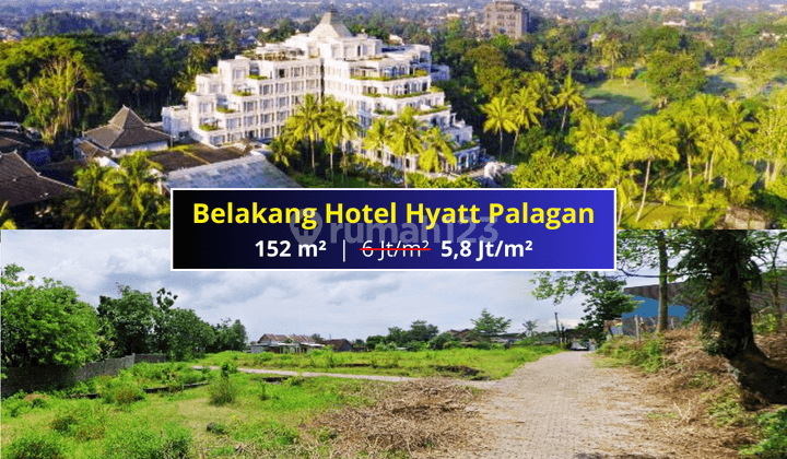 Dijual Tanah Palagan Lokasi Belakang Hotel Hyatt Jogja SHM 1