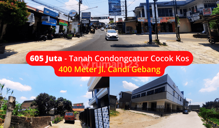 Tanah di Jl Candigebang, Yogyakarta SHM 121 m² 1