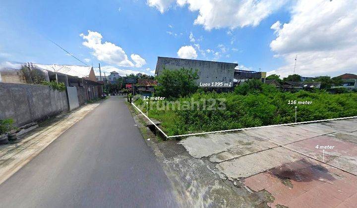 Tanah di Jl Paugeran; 25 Meter Ringroud Utara; Timur Upn, Yogyakarta SHM 1.395 m² 1