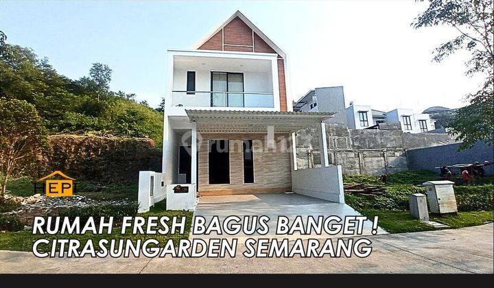 Rumah Modern Citrasun Garden Semarang ! 2 Lantai Shm