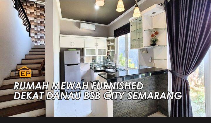 RUMAH MEWAH FURNISHED DEKAT DANAU BSB CITY SEMARANG ! SHM Bagus 1