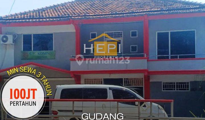 GUDANG TERBOYO 2 LANTAI ADA KAMAR TIDUR ! 402 m2 1