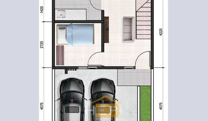 RUMAH CLUSTER 3KT TEMBALANG DEKAT UNDIP ! 2 Lantai 2