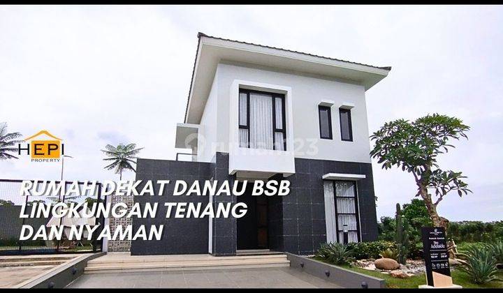 Rumah Dekat Danau Bsb Dan Mall ! 2 Lantai Kamar Tidur 4 2