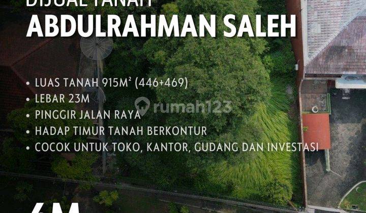 Tanah Abdulrahman Saleh Dekat Kota. Cocok Buat Kantor Dan Gudang Tanah Abdulrahman Saleh Dekat Kota. Cocok Buat Kantor Dan Gudang