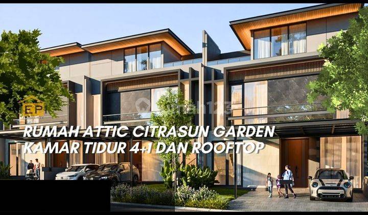 Rumah Citrasun Garden 2 Lantai Shm ! Ada Atticroom