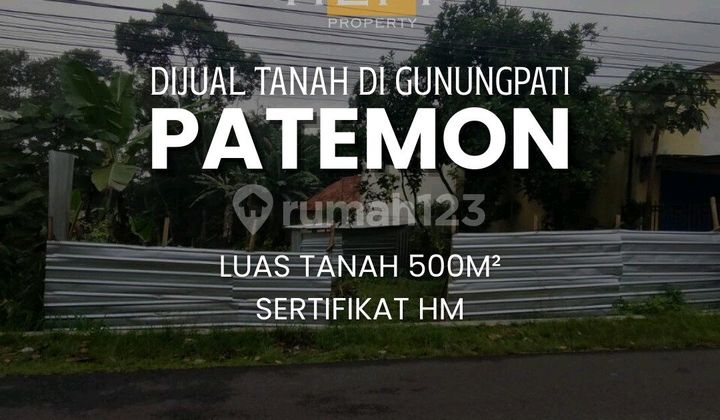 Tanah Patemon Gunung Pati 500.0 M² Shm.  1