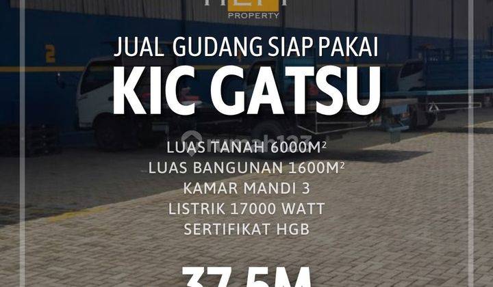 GUDANG SIAP PAKAI DI JALAN UTAMA KAWASAN INDUSTRI GATSU SEMARANG  1