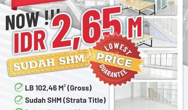 Edisi Turun Harga!! Apartemen Soho Pancoran,tower Splendor , Lt 26, Siap Huni, Lokasi Strategis, Murah , Shm * Mel 1