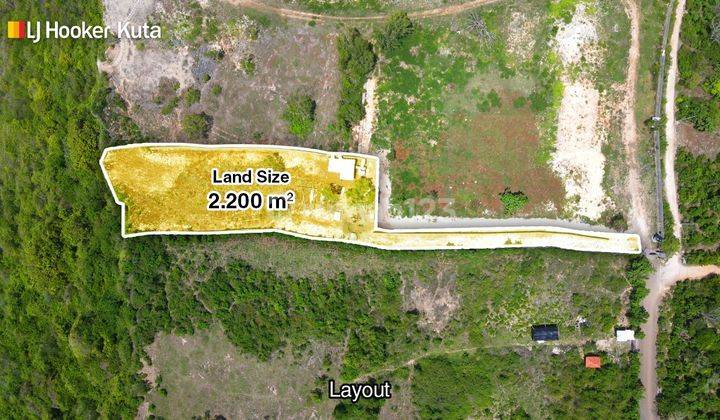 Dijual Tanah Langka Jarang Ada Small Plot Cliff Front Tebing Pantai Nyangnyang Uluwatu 1