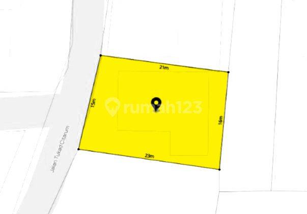 For Sale Land in the Center of Denpasar City on Jalan Tukad Citarum Near Renon and Sanur South Denpasar