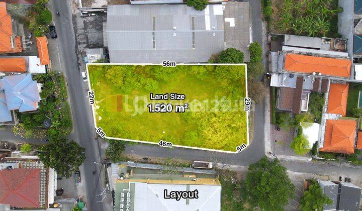 Land for sale in the commercial area of Gunung Catur, West Denpasar, behind Bumi Mas ... 1