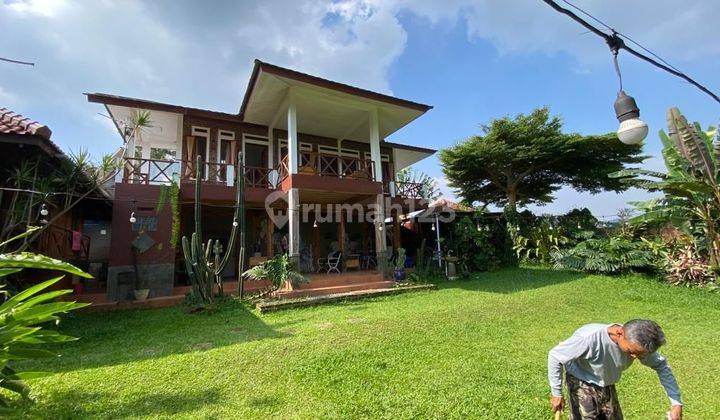 DIJUAL RUMAH VILLA KAYU DI PARONGPONG LEMBANG SIAP PAKAI DENGAN PEMANDANGAN ALAM SUPER SEJUK 2