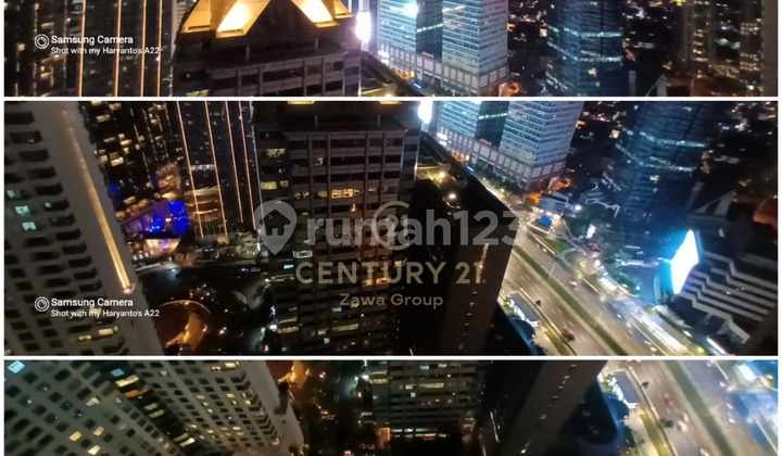 FOR RENT Sahid sudirman Residence. High Floor View Sudirman Arah utara Furniture modern minimalis , dilengkapi Sharp Air plasma cluster