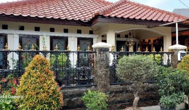 tampak depan dijual rumah bangun reksa indah