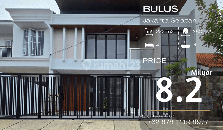 Rumah Brand New Design Modern dalam Komplek di Lebak Bulus 1