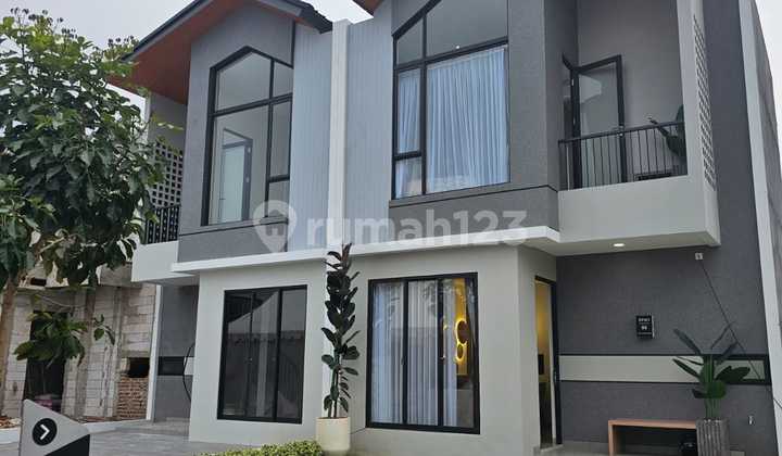 Rumah 2 Lantai Minimalis Modern Full Furnished Di Serpong Jaya