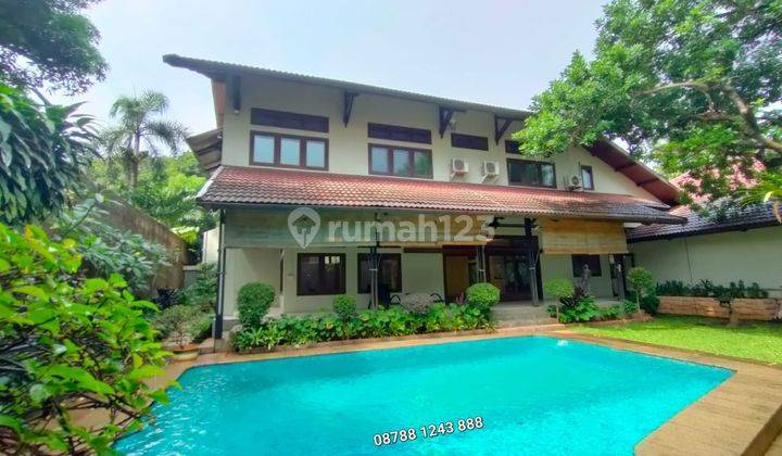 Rumah Mewah Luas 1117m2 Siap Huni Ada Private Pool Di Kemang 1