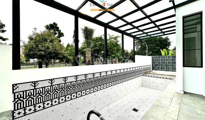 Rumah Siap Huni Posisi Hook Ada Kolam Renang di Discovery Bintaro 1