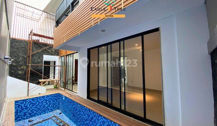 Rumah 2Lantai Dengan Kolam Renang Pribadi Di Sektor 9 Bintaro 2