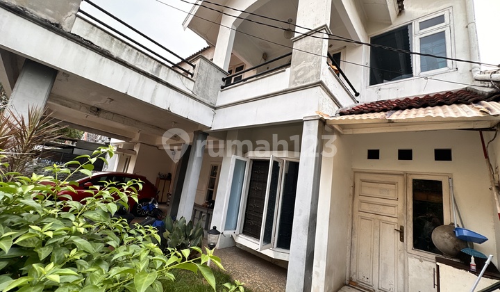 Rumah 2 Kavling Jadi 1 Cukup Luas Di Graha Raya Bintaro 2