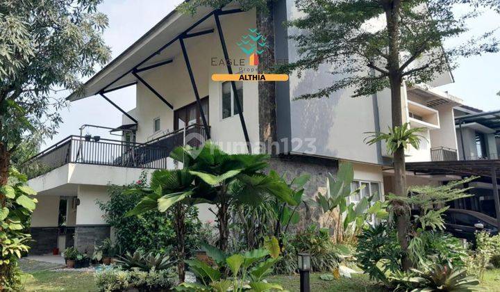 Rumah BSD 3 lantai siap huni lingkungan asri dalam cluster BSD  2