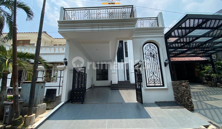 For Sale Beautiful Classic Bintaro House 2.5 Floors with Mezzanine Ready to Occupy