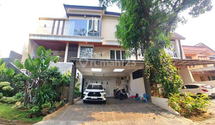 Rumah 2 Lantai Private Pool Di Cluster Sektor 9 Bintaro Tangerang 1