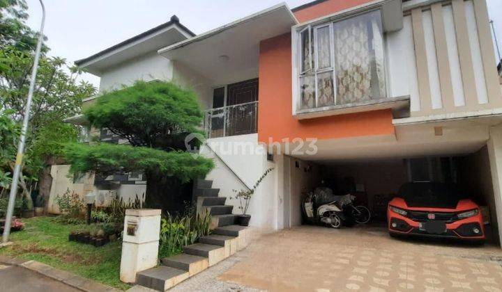 Rumah Hook 2 Lantai Modern Dengan Kolam Renang Di Graha Raya 1