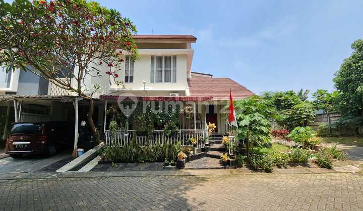 Rumah Hook 2 Lantai Rapi Dalam Cluster Emerald Bintaro Jaya 2