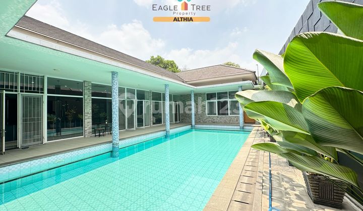Luxury House with Private Pool Semi-Furnished Near Bintaro