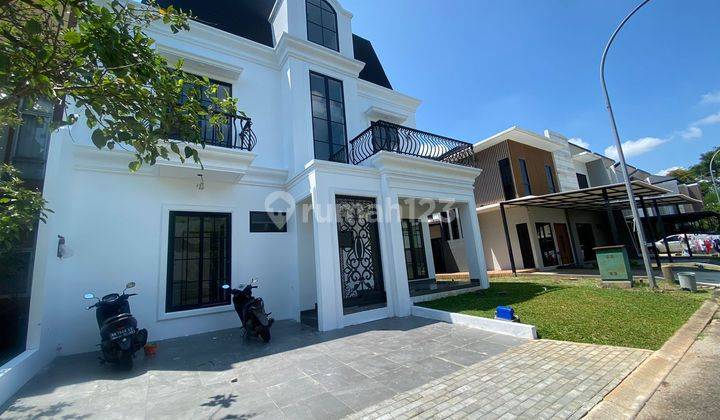 Jual Rumah American Classic 3 Lantai Bangunan Baru Di Bsd  2