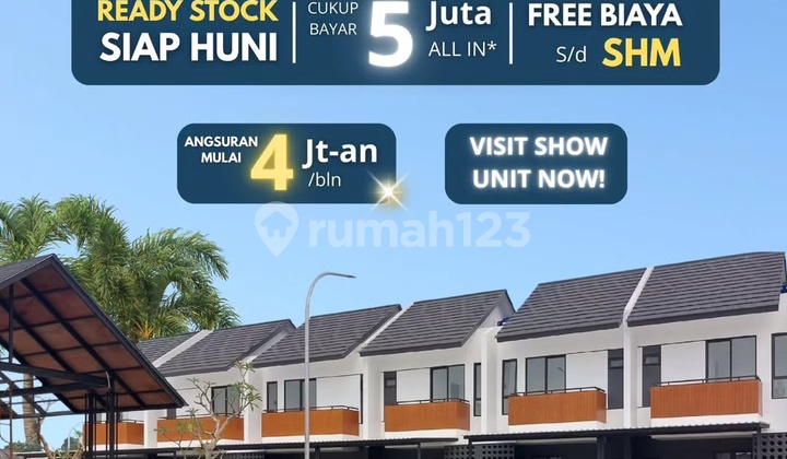 Miliki Segera Rumah Baru 2 Lantai Hanya dengan 7Jt An Perbulan. Bebas Banjir!!! 2