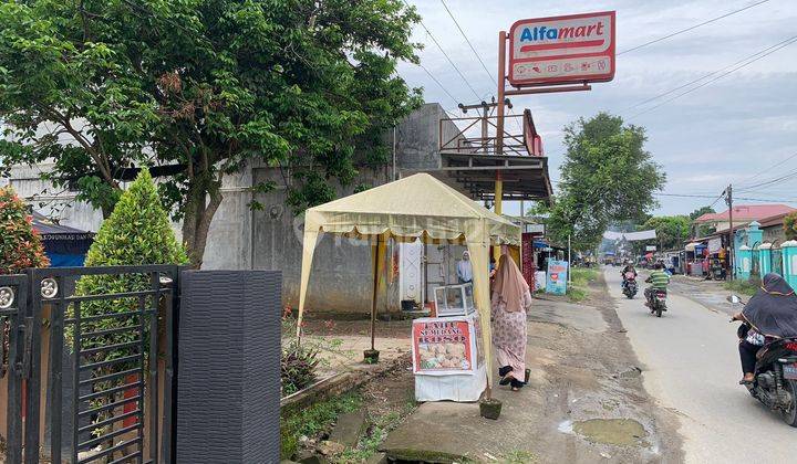 Rumah  di pinggir jalan besar lokasi premium di tanjumg morawa 1