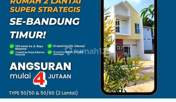 Rumah di Cinunuk cileunyi 2 Lantai dekat ke tol 1
