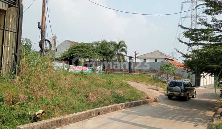 Tanah Luas SHM dipinggir Jalan Raya Sarua Indah Ciputat