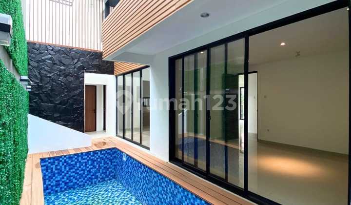 Dijual Rumah Baru 2lantai Dgn Kolam Renang Pribadi Di Bintaro S 9
