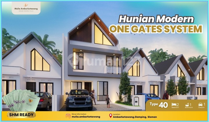 Jual Rumah Sleman Dekat Pasar Gamping Taman Bermain Nuansa Villa