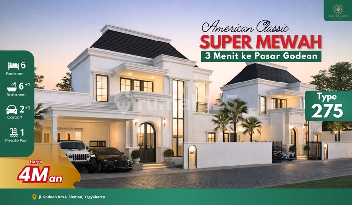 2-Story House with Private Pool in Jogja, Near Gamping Toll Exit