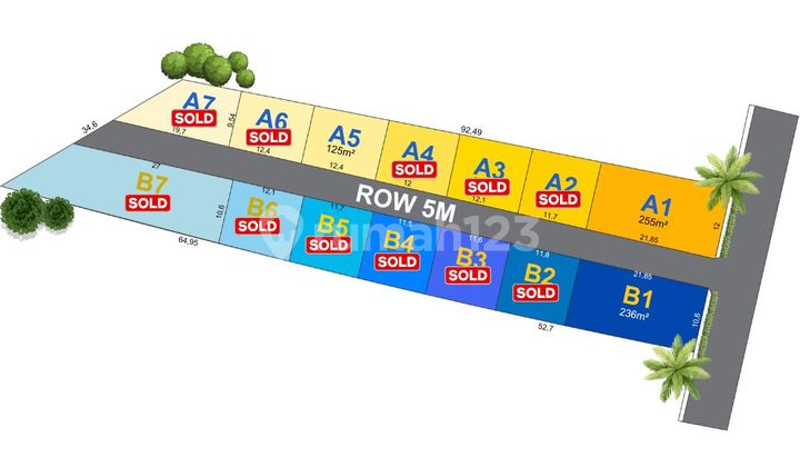 For Sale Strategic Land in Godean with Comfortable Access, 5-Meter Wide Road