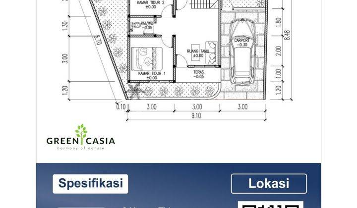 Rumah Baru 2 Jutaan Perbulan Sudah SHM Jl Wates Km7  2