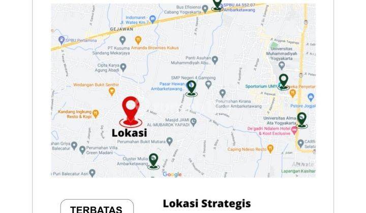 Rumah Baru 2 Jutaan Perbulan Sudah SHM Jl Wates Km7  4