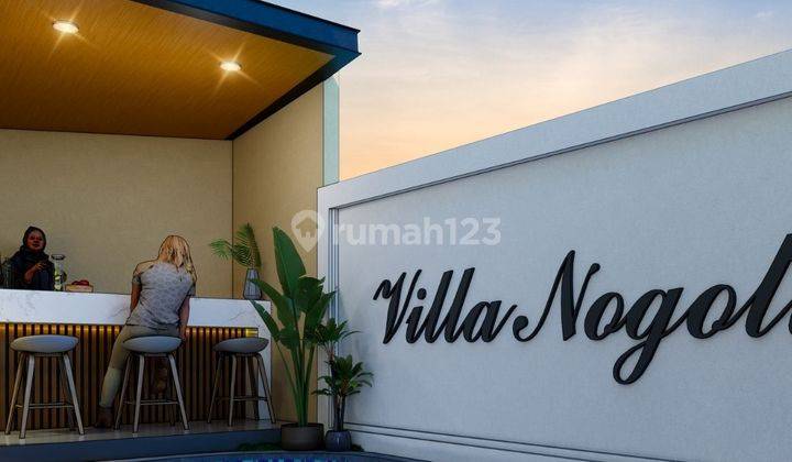 Rumah  Mewah  Dengan Kolam Renang  Di Kabupaten Jogja 800 Meter dari Ringroad Barat