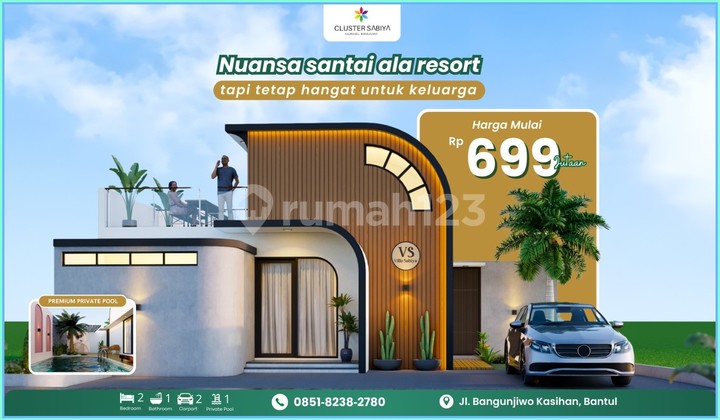 VILLA SHM JOGJA INCLUDE PRIVATE POOL AREA KASIHAN BANTUL