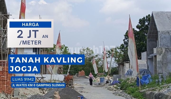 Tanah murah sleman Gamping dalam perumahan Dekat rs Pku 