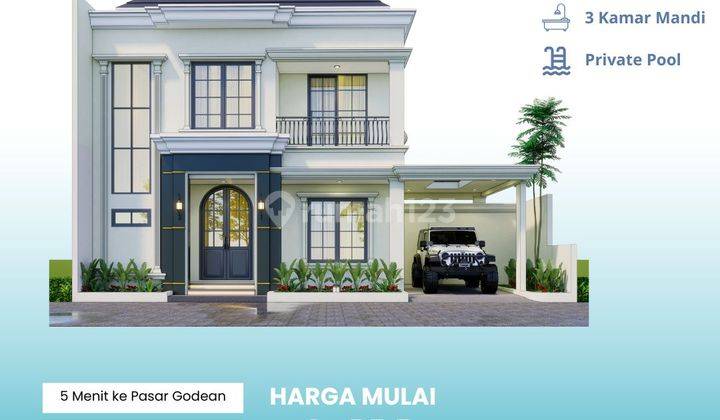 Rumah Mewah Sleman Dengan Private Pool 2,5M Bisa Kpr 1