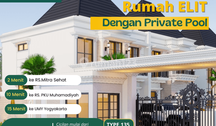 Rumah Elit Jogja Untuk Anda Yang Mengutamakan Gaya Hidup Mewah 1