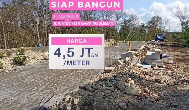 Tanah Dijual Murah Jogja Dekat Pasar Hewan Gamping 1