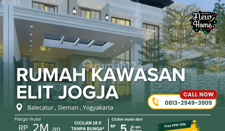 Rumah Kawasan Elit Cluster Jogja, Lokasi Strategis di Gamping 1